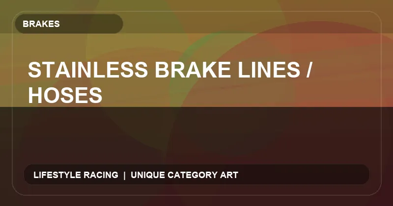 Stainless Brake Lines / Hoses